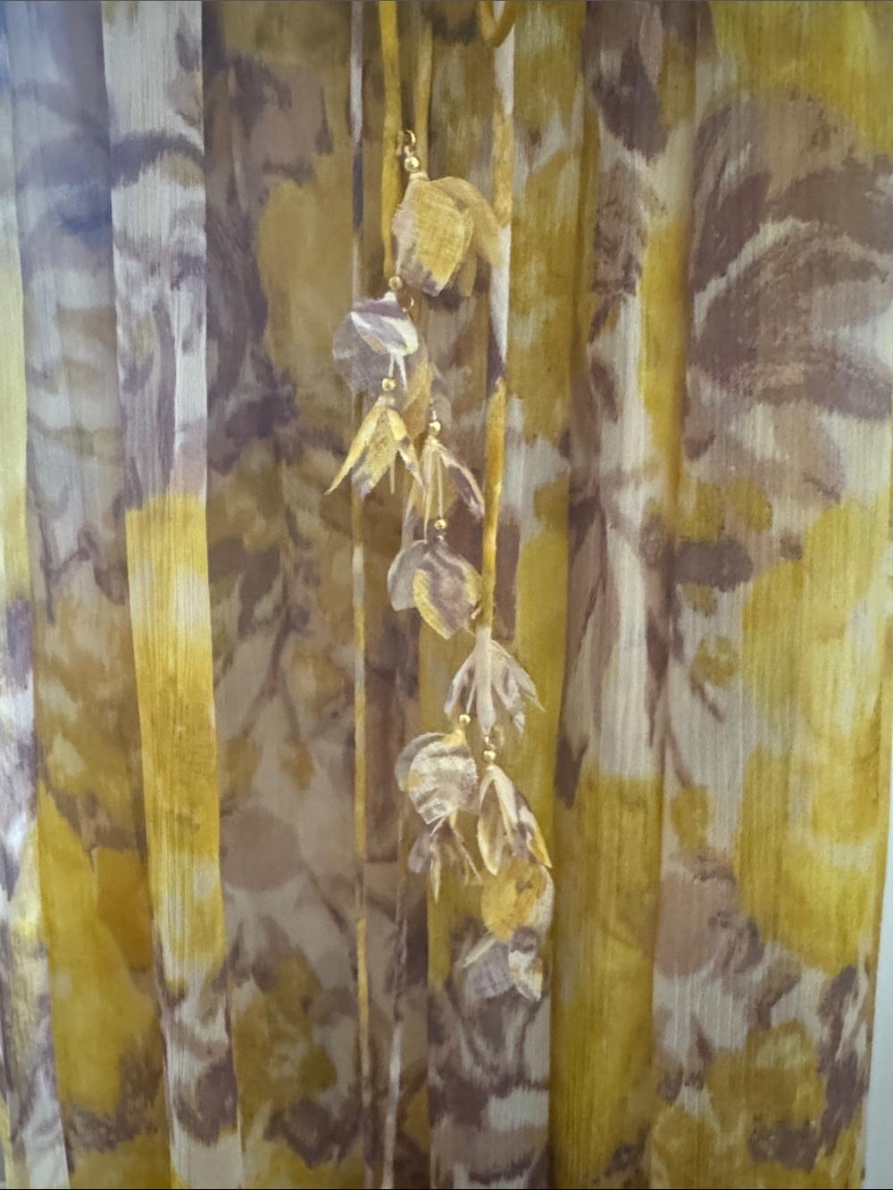 Zimmermann Yellow Floral Ruffle Maxi Dress - Picture 4 of 8